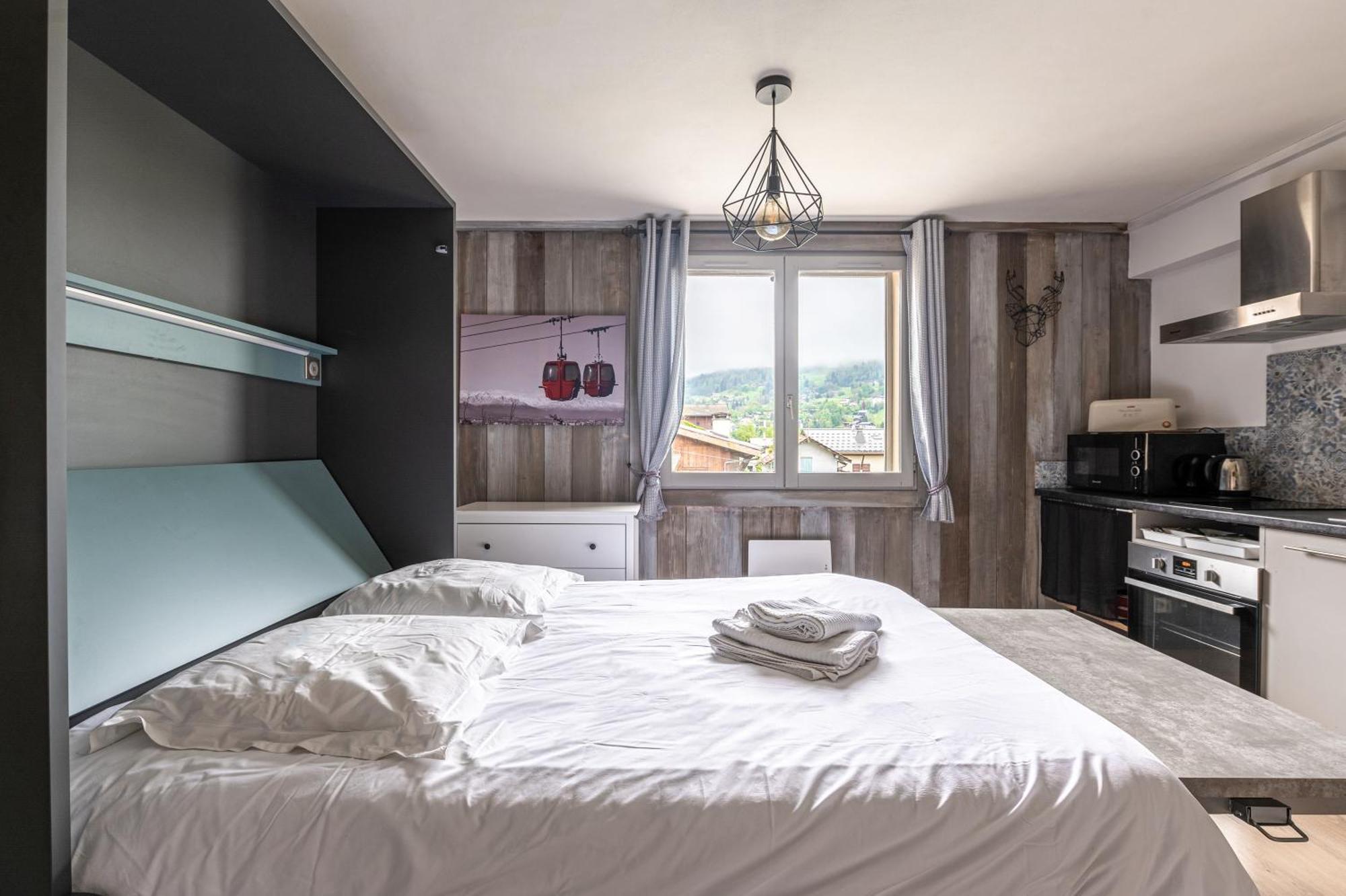Appartements Vue Mont-Joly A 2 Pas Tramway Mont-Blanc - Studio 1 Piece Saint-Gervais-les-Bains Buitenkant foto